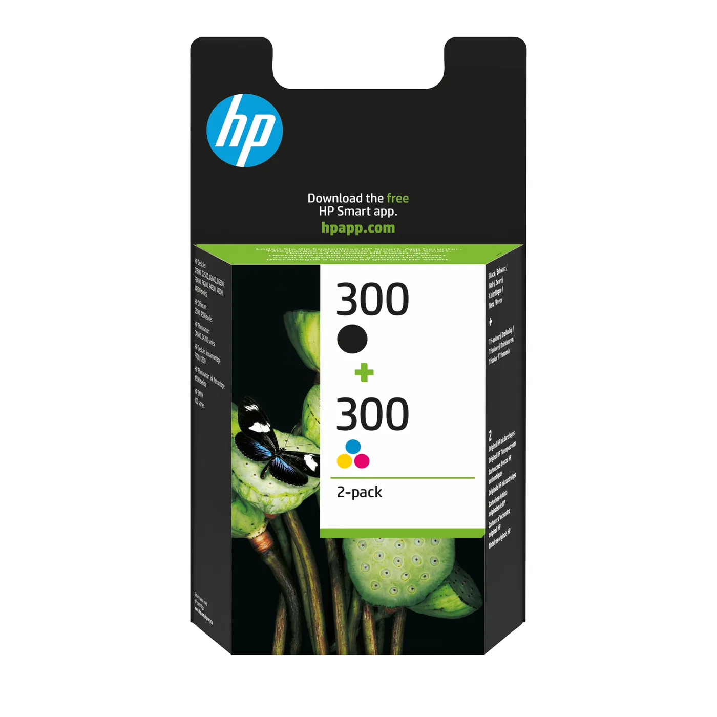 HP INK CARTRIDGE NO 300 C/M/Y/COMBO 2 - PACK — tusz