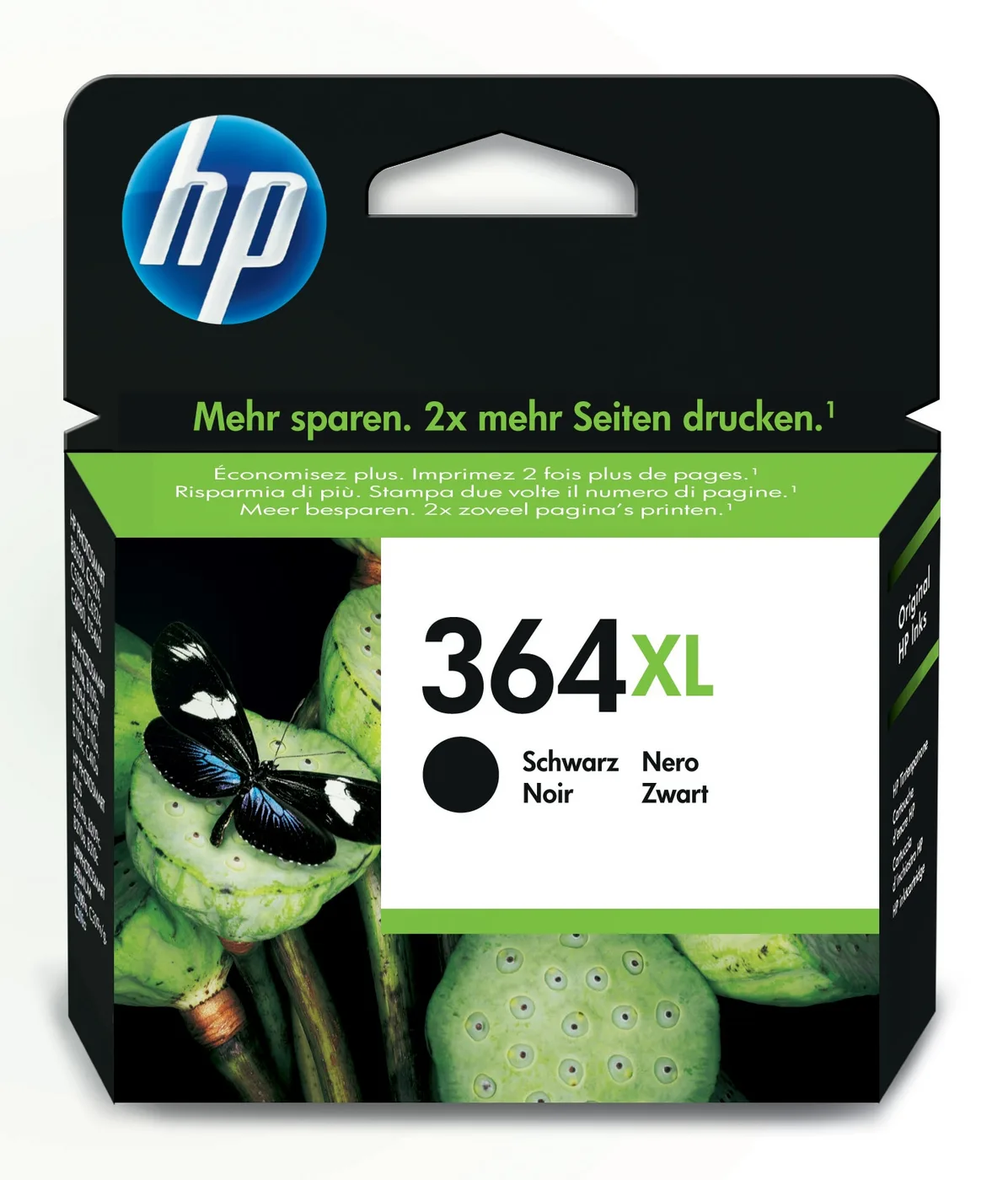 HP INK CARTRIDGE NO 364 XL BLACK/SE / UK — tusz