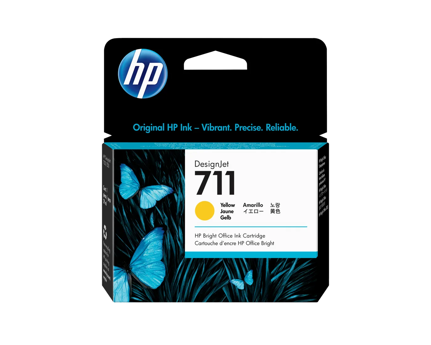 HP INK CARTRIDGE NO 711/YELLOW 29 ML — tusz