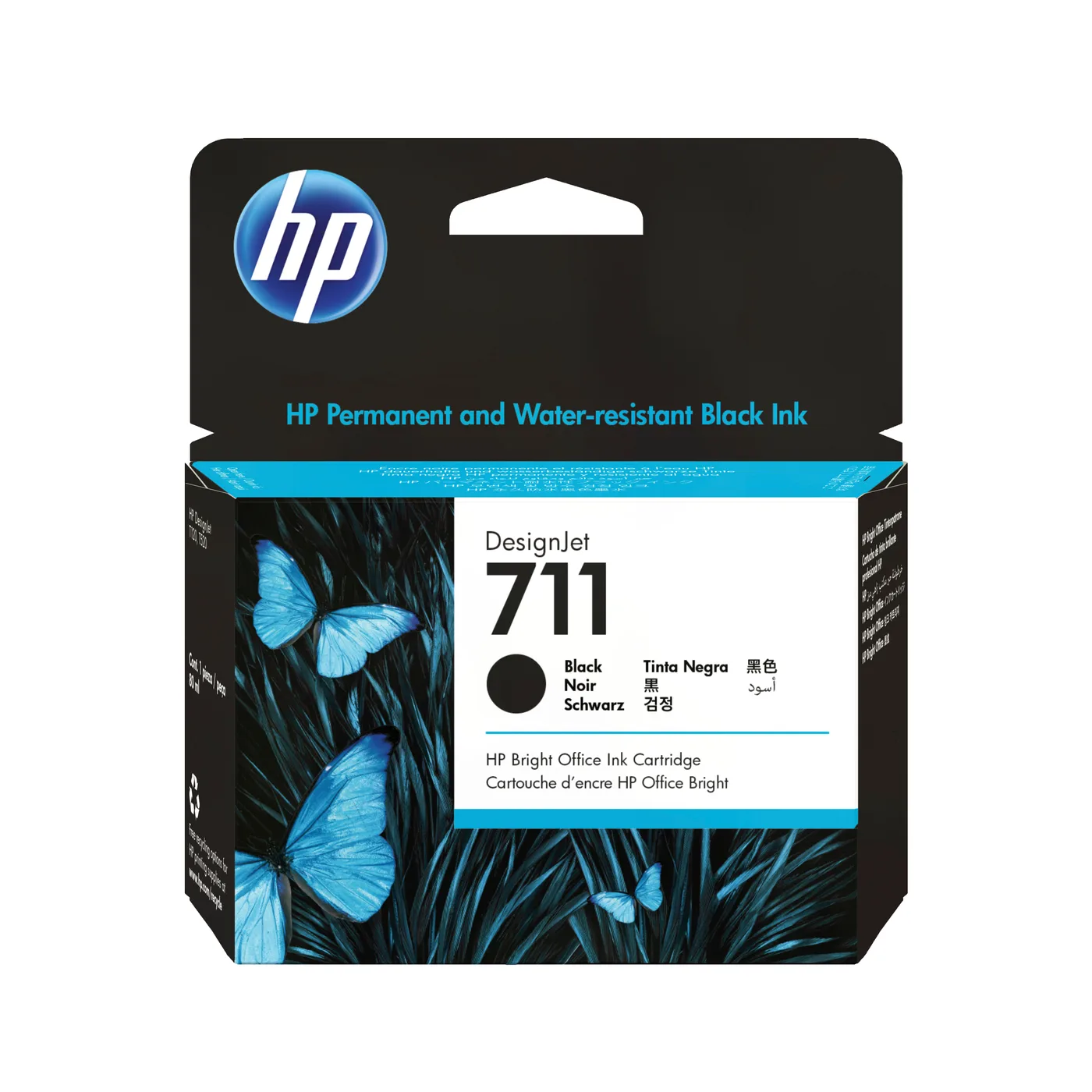 HP INK CARTRIDGE NO 711/BLACK 80 ML