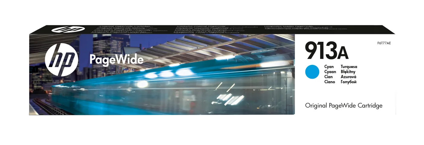 HP INK CARTRIDGE NO 913A CYAN/PAGEWIDE — tusz