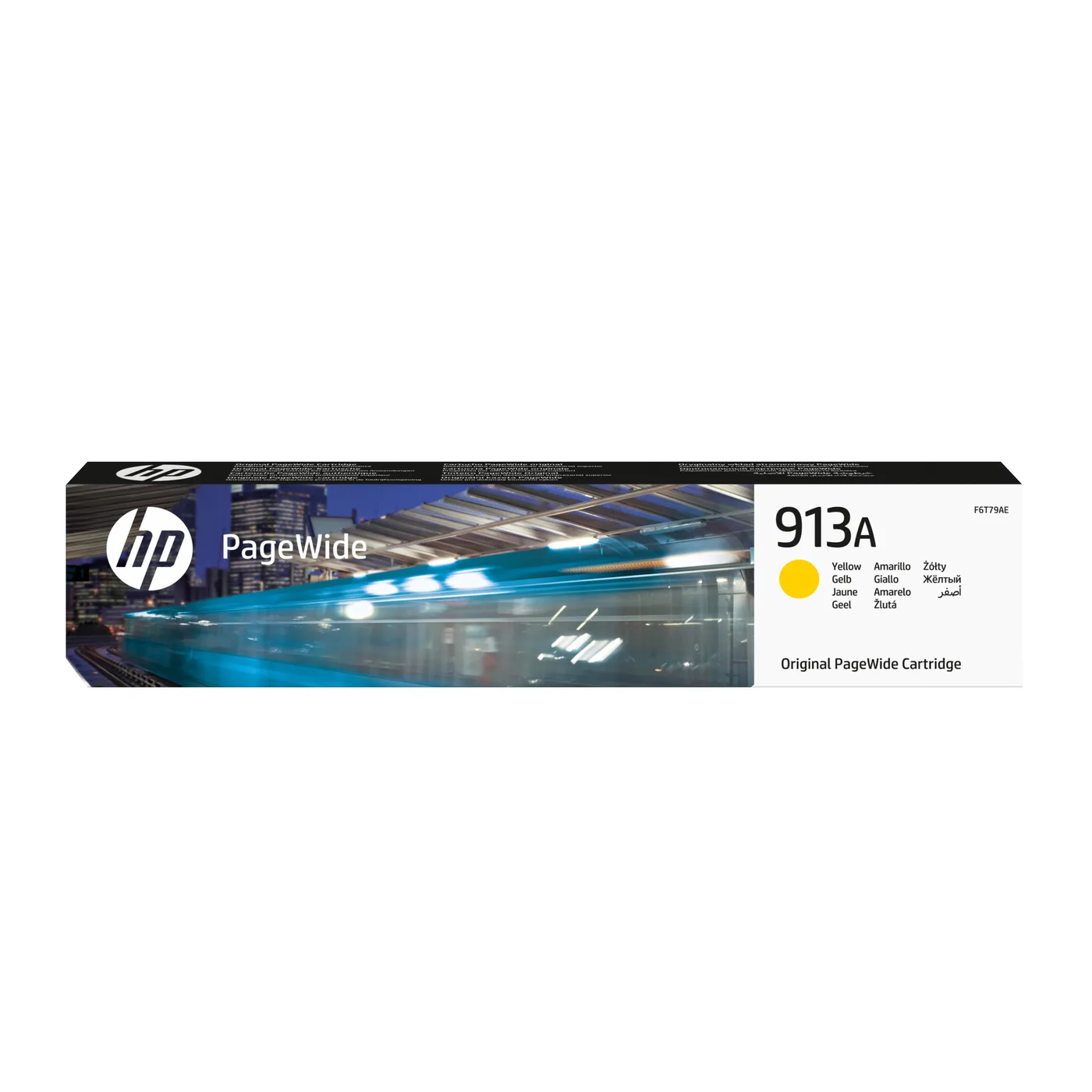 HP INK CARTRIDGE NO 913A YELLOW/PAGEWIDE — tusz
