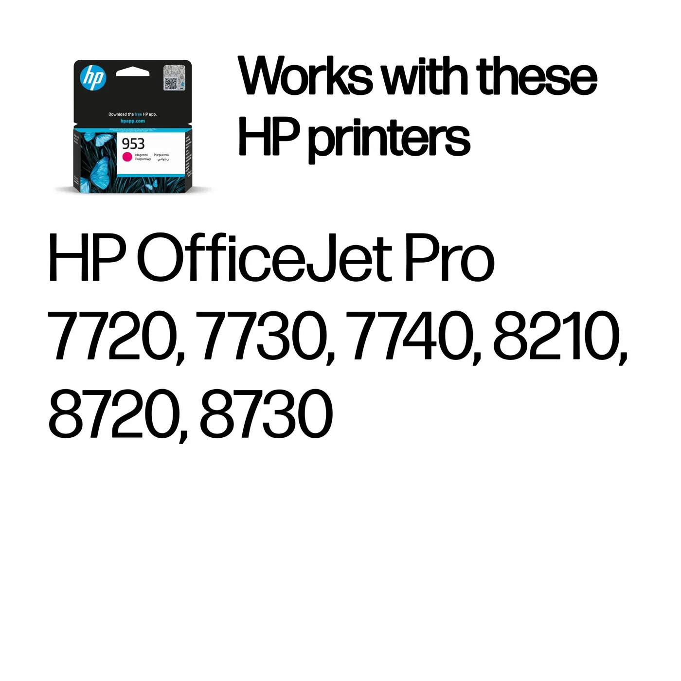 HP 953 MAGENTA ORIGINAL INK/CARTRIDGE — tusz