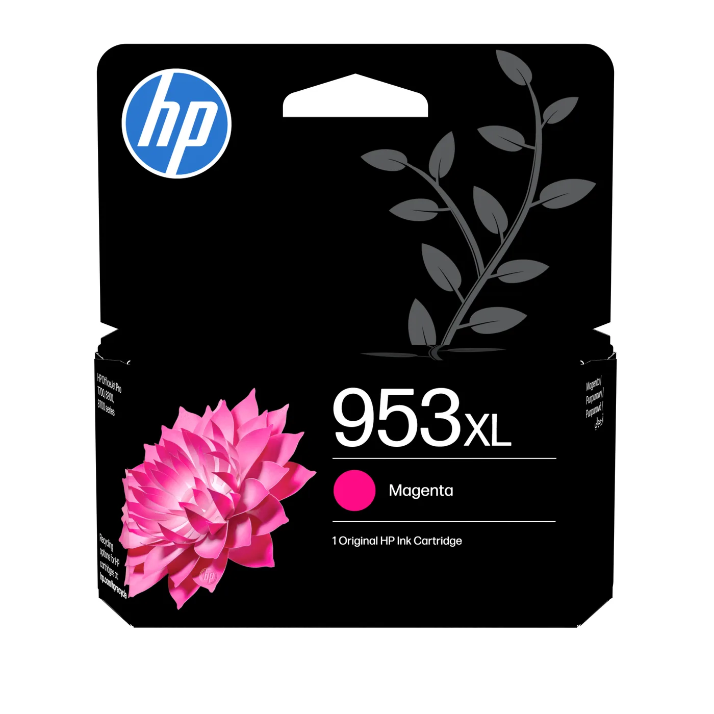 HP 953XL HIGH YIELD MAGENTA/ORIGINAL INK CARTRIDGE — tusz