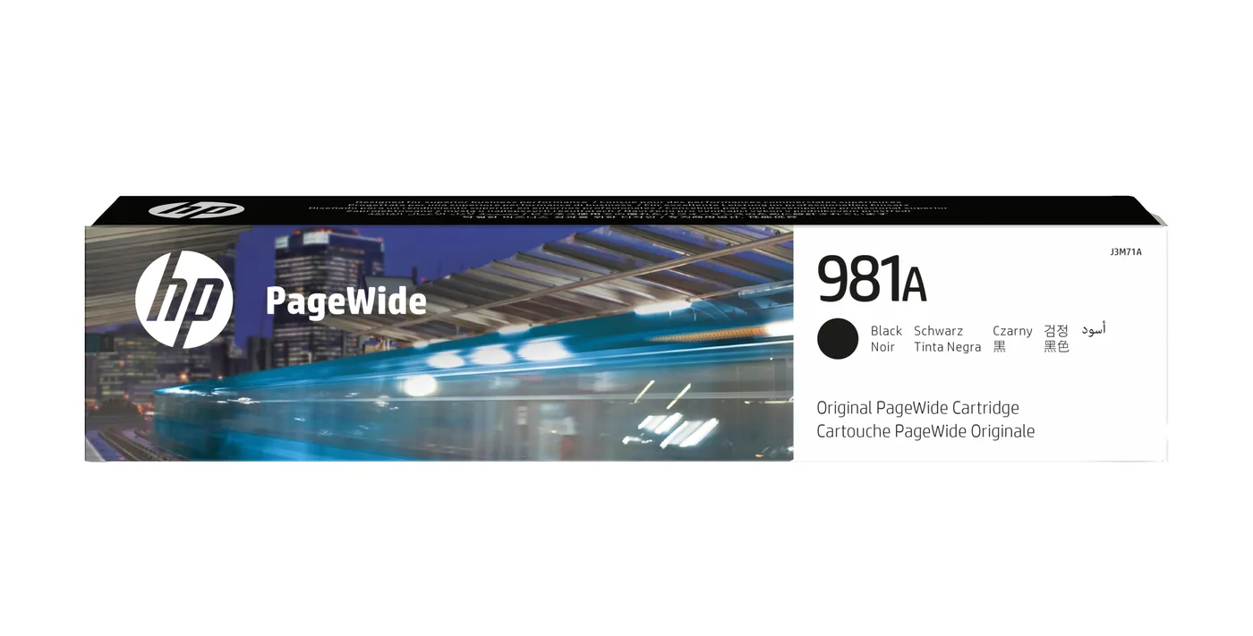 HP INK CARTRIDGE 981A BLACK — tusz
