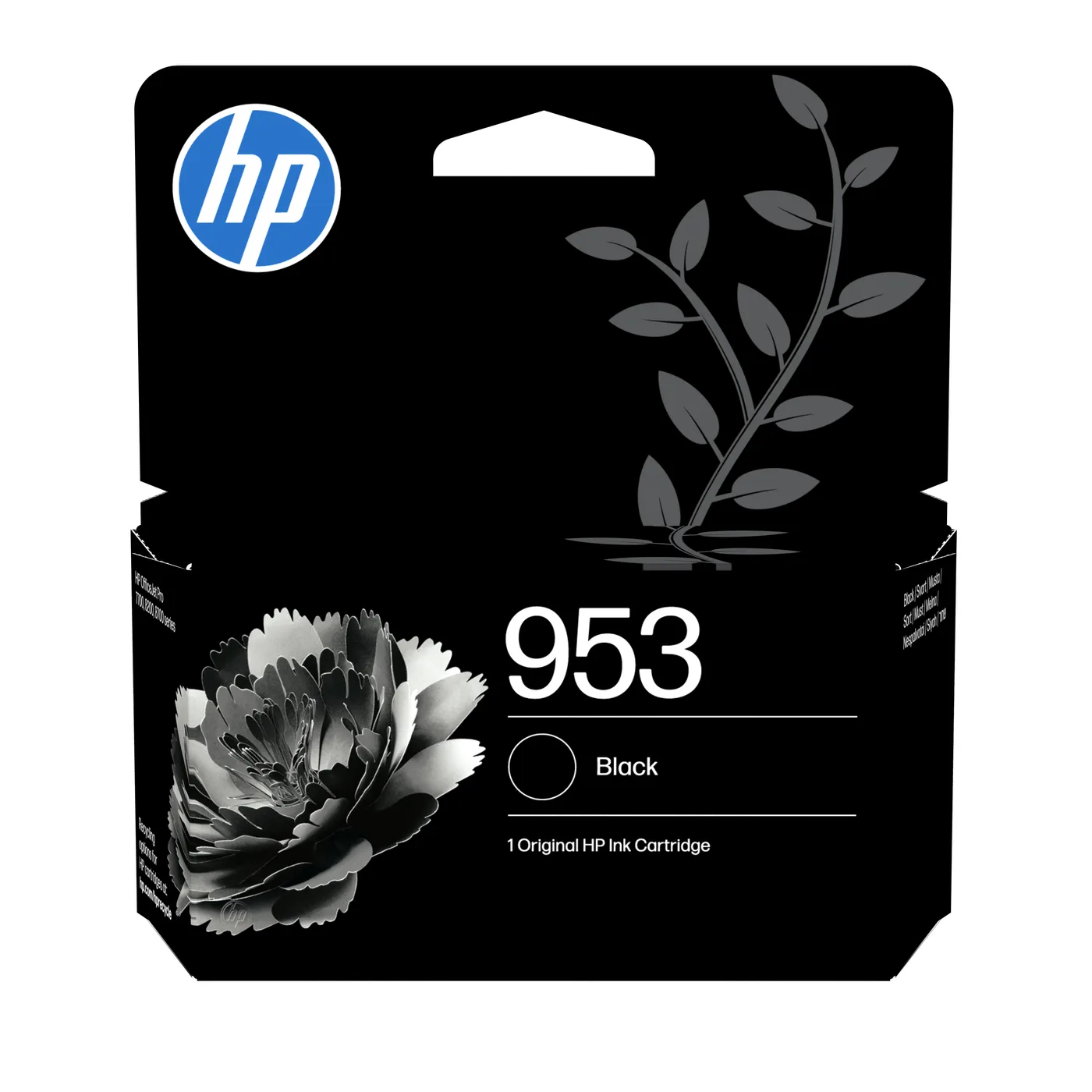 HP 953 BLACK ORIGINAL INK/CARTRIDGE — tusz