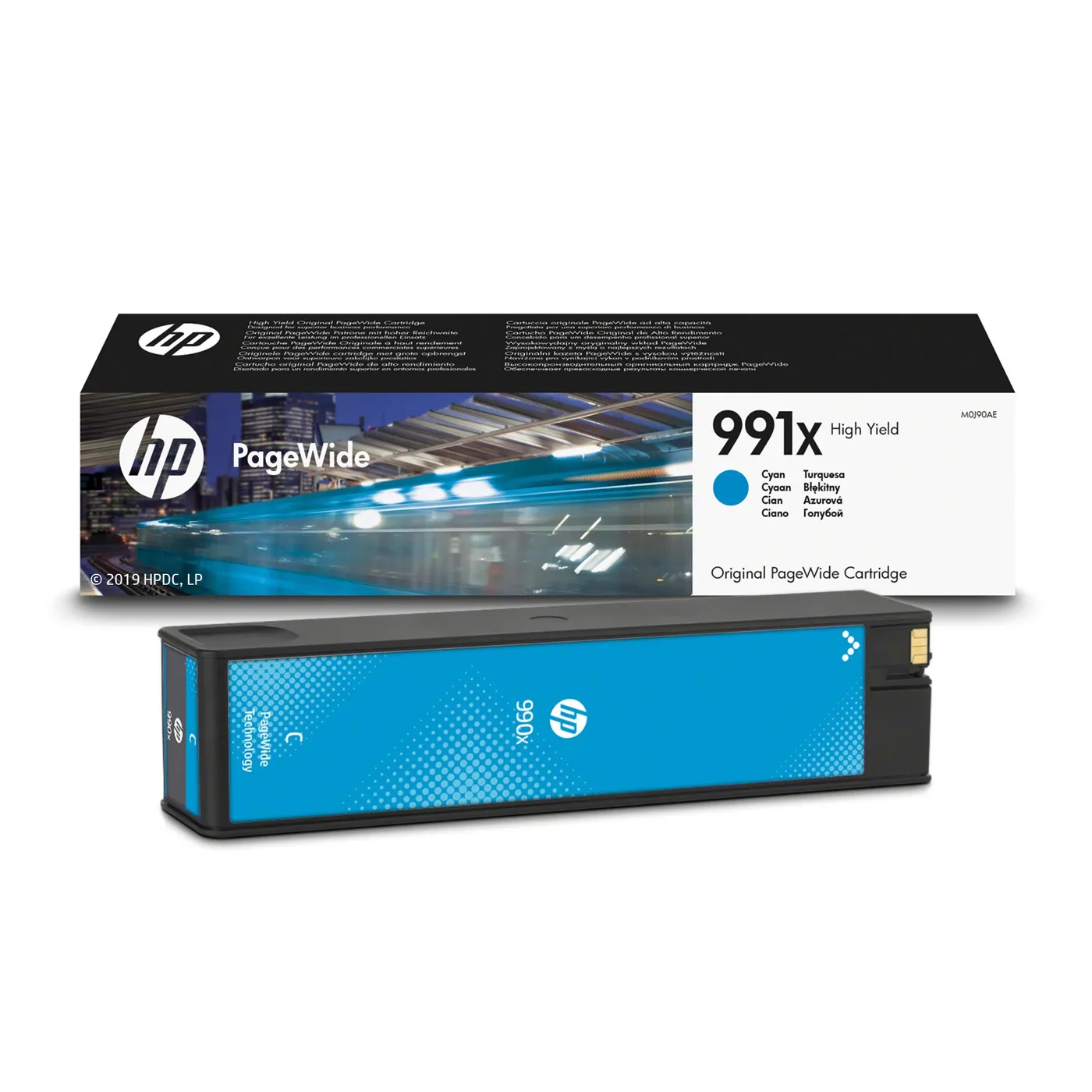 HP 991X PAGEWIDE CARTRIDGE/HIGH YIELD CYAN ORIGINAL — toner