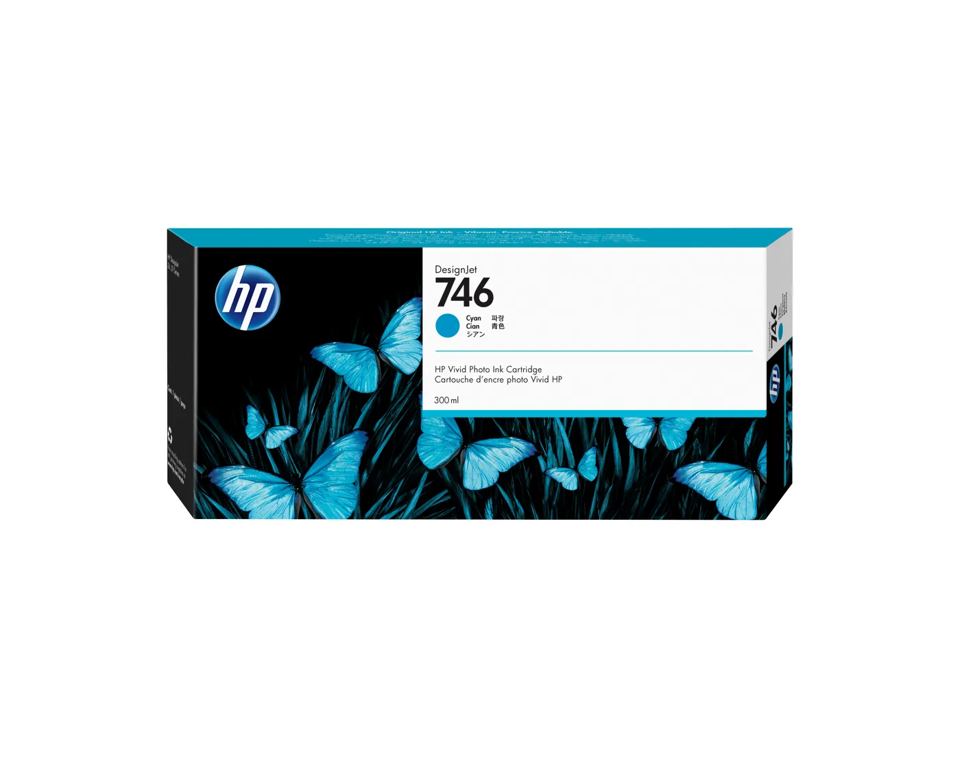 HP 746 300-ML CYAN/INK CARTRIDGE — tusz