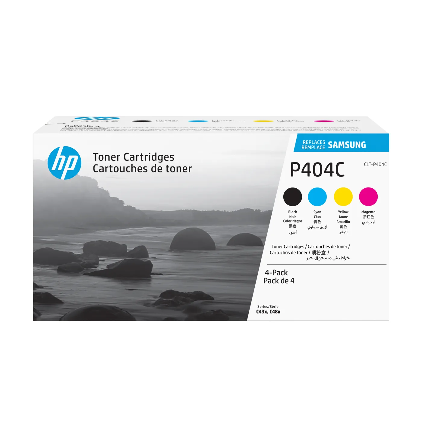 HP SA CLT-P404C 4-PK CYMK TONER/SAMSUNG — toner