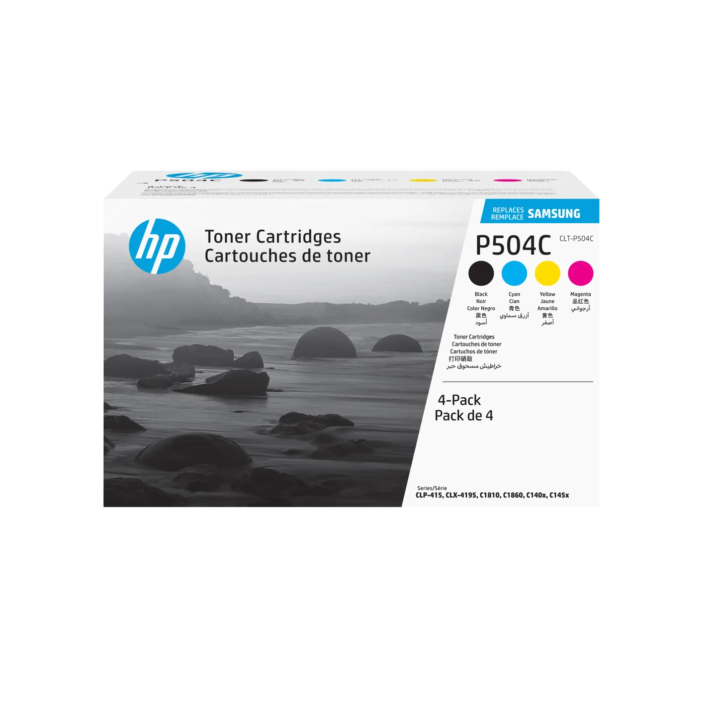 HP CLT-P504C 4-PK CYMK TONER/SAMSUNG — toner