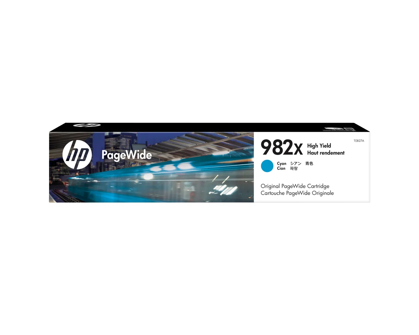 HP 982X HIGH YIELD CYAN ORIG./PAGEWIDE CARTRIDGE — toner