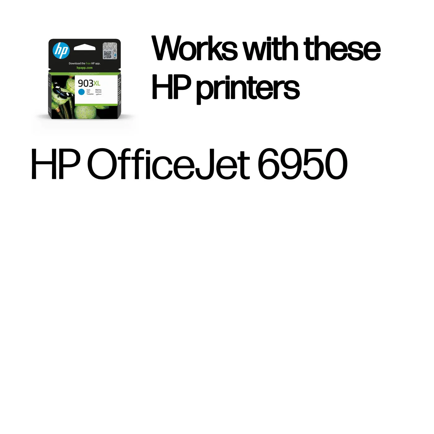 HP 903XL HIGH YIELD CYAN/ORIGINAL INK CARTRIDGE — tusz