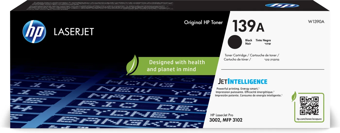 HP 139A BLACK ORG LASERJET/TONER CARTRIDGE UK ONLY — toner