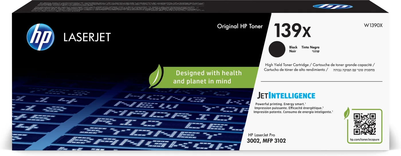HP 139X H.Y. BLACK ORG LASERJET/TONER CARTRIDGE UK ONLY — toner