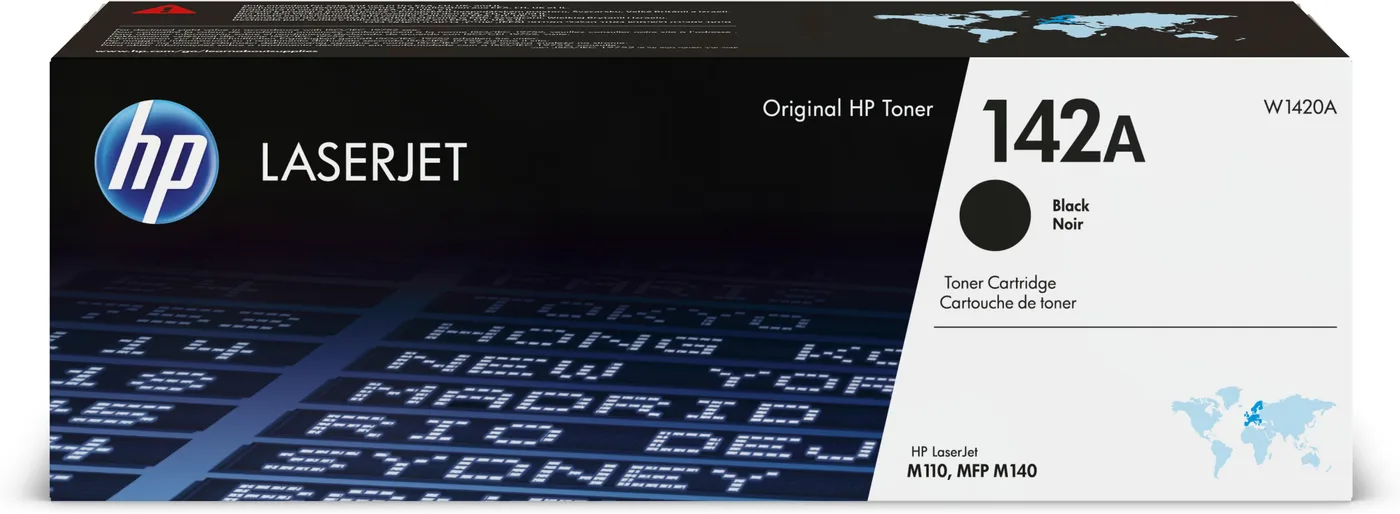 HP 142A BLACK ORIGINAL LASERJET/TONER CARTRIDGE — toner
