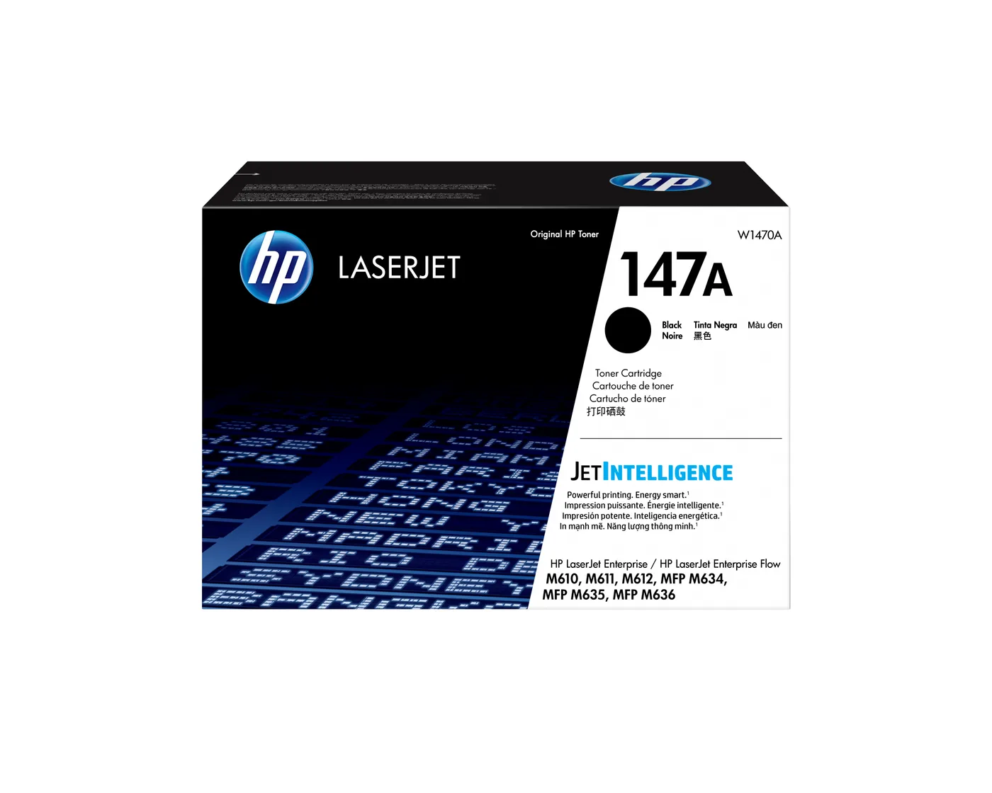 HP 147A BLACK LASERJET TONER/CARTRIDGE — toner