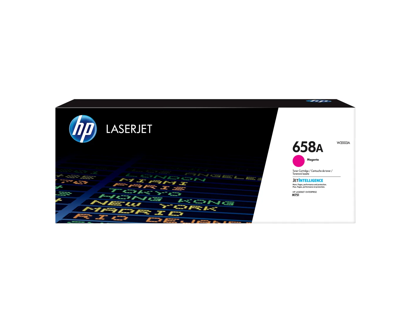 HP 658A MAGENTA LASERJET/TONER CARTRIDGE — toner