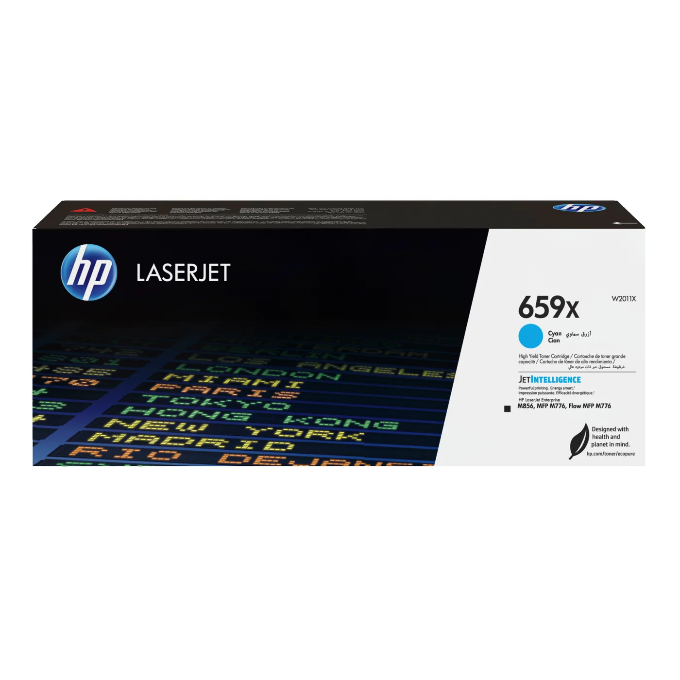 HP 659X HIGH YIELD CYAN ORG/LASERJET TONER CARTRIDGE — toner