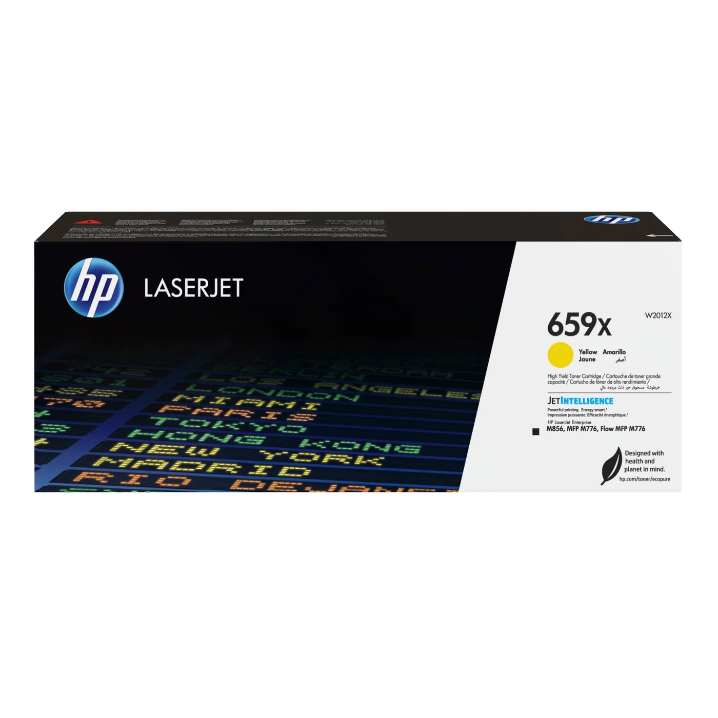 HP 659X HIGH YIELD YELLOW ORG/LASERJET TONER CARTRIDGE — toner