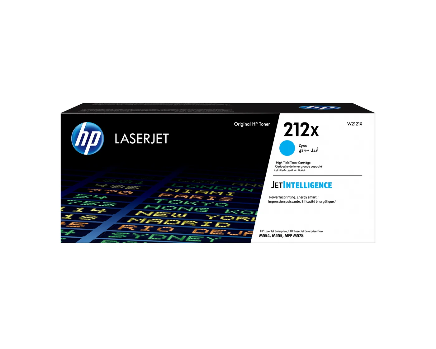 HP 212X HIGH YIELD CYAN ORIG/LASERJET TONER CARTRIDGE — toner