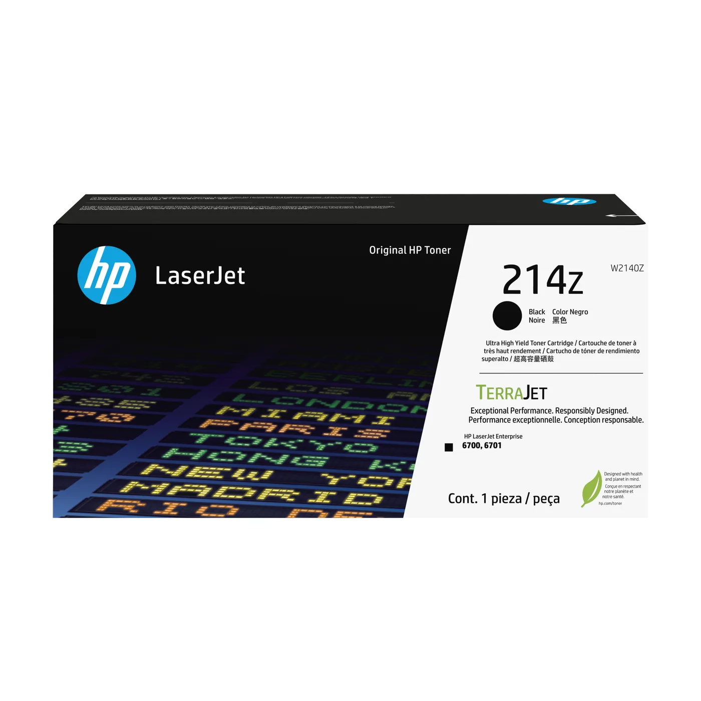 HP 214Z BLK ORIGINAL LASERJET/TONER CRTG — toner