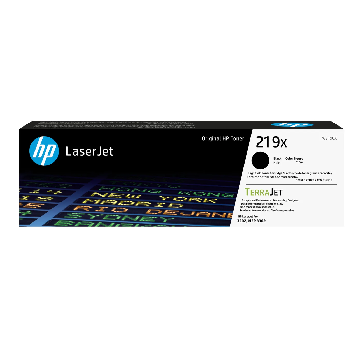 HP 219X HIGH YIELD BLACK/ORIGINAL LASERJET TONER CARTRIDG — tusz