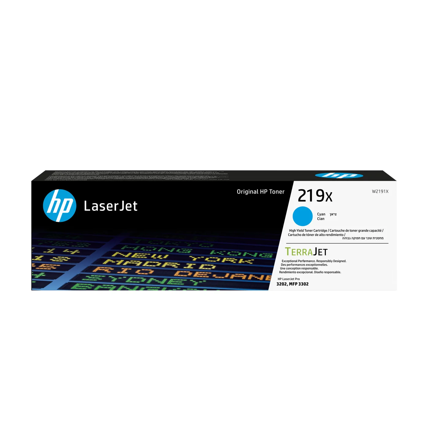 HP 219X HIGH YIELD CYAN/ORIGINAL LASERJET TONER CARTRIDG — tusz