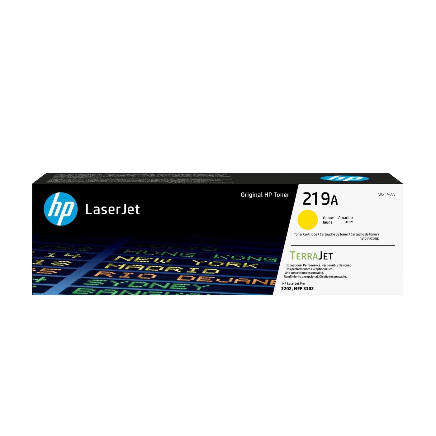 HP 219A YELLOW ORIGINAL/LASERJET TONER CARTRIDGE — tusz