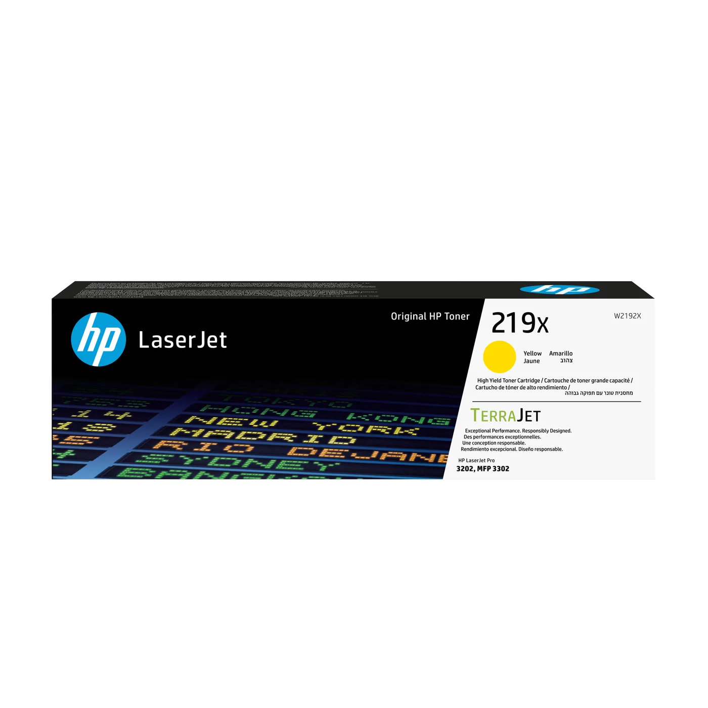 HP 219X HIGH YIELD YELLOW/ORIGINAL LASERJET TONER CARTRIDG — tusz