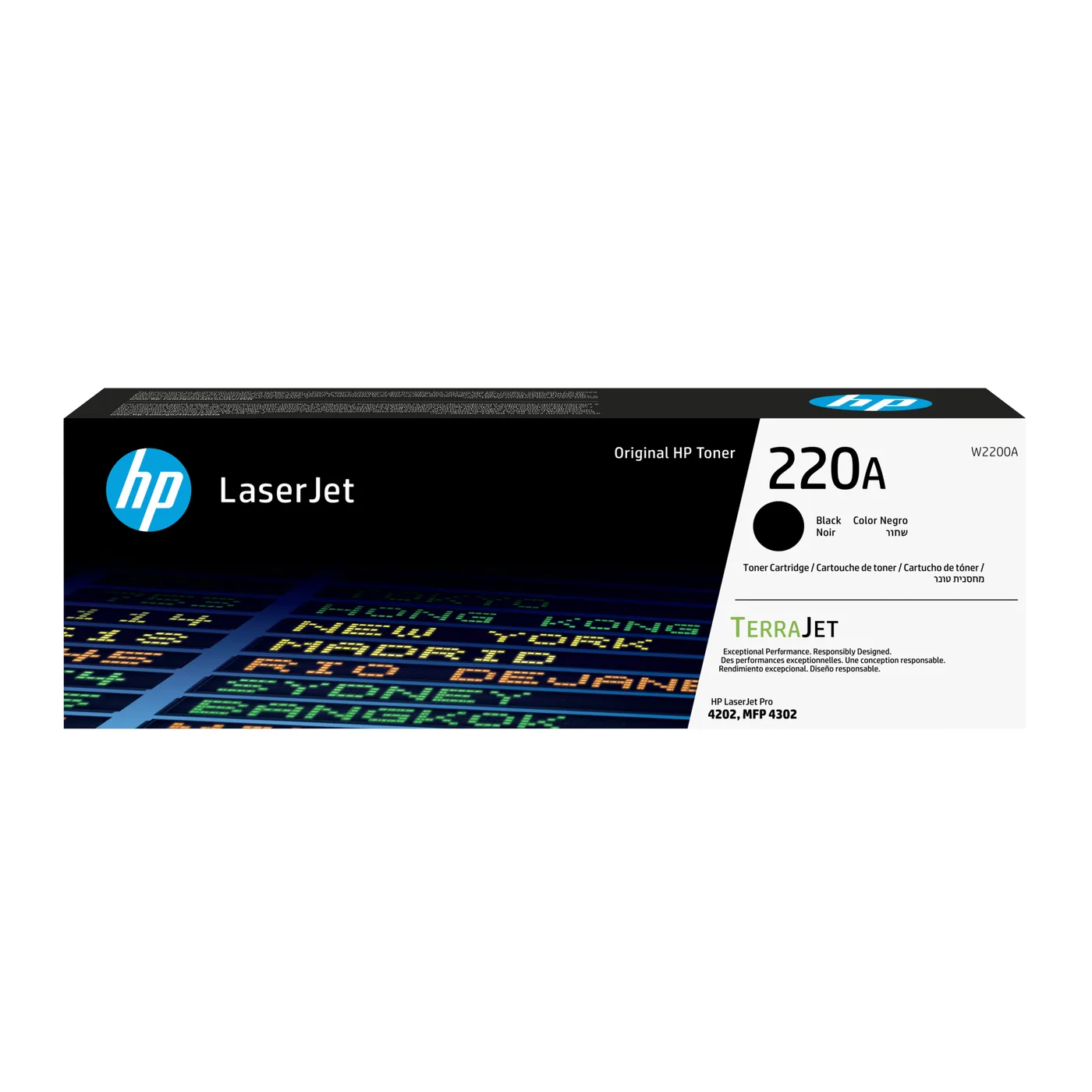 HP 220A BLACK ORIGINAL LASERJET/TONER CARTRID — toner