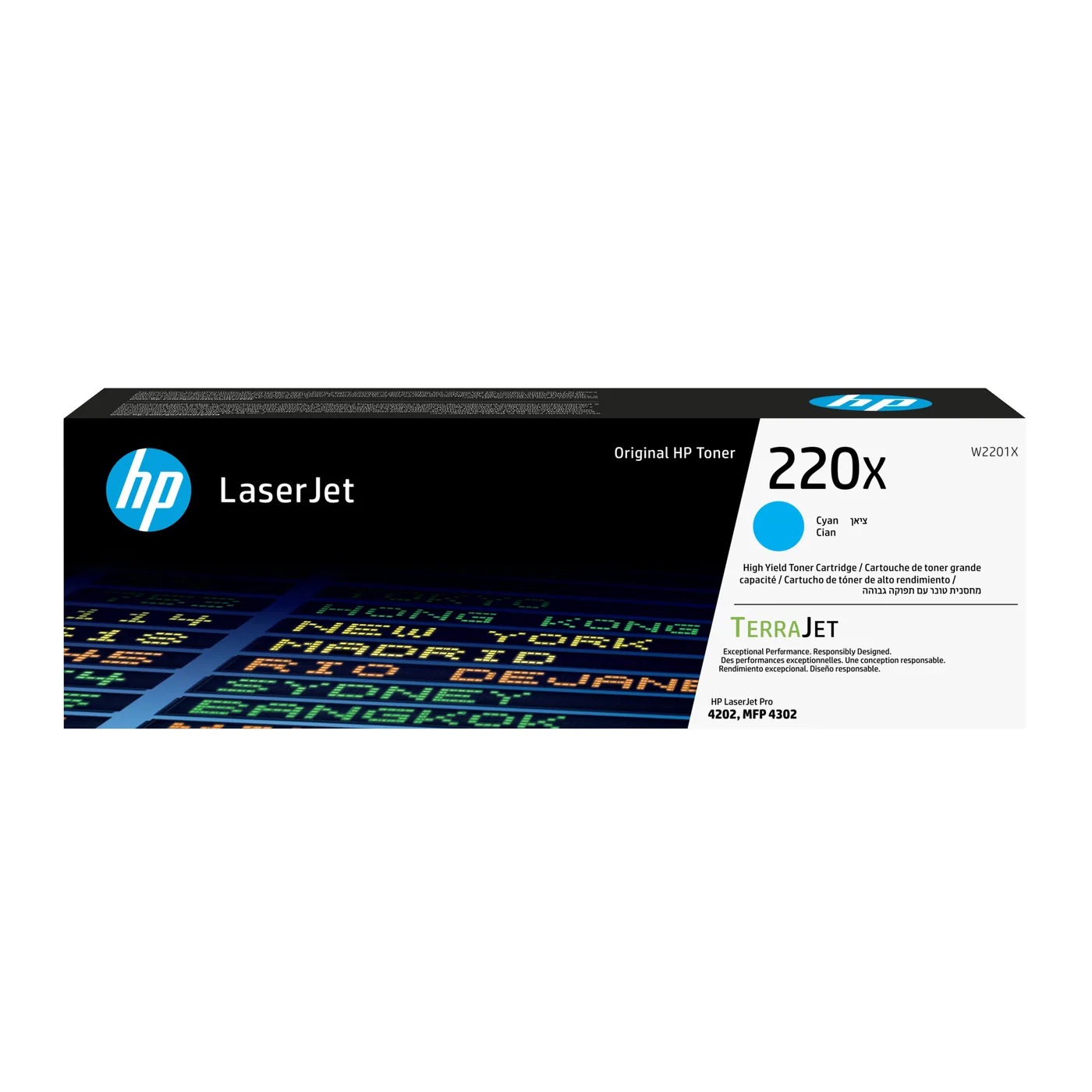 HP 220X CYAN ORIGINAL LASERJET/TONER CARTRID — toner