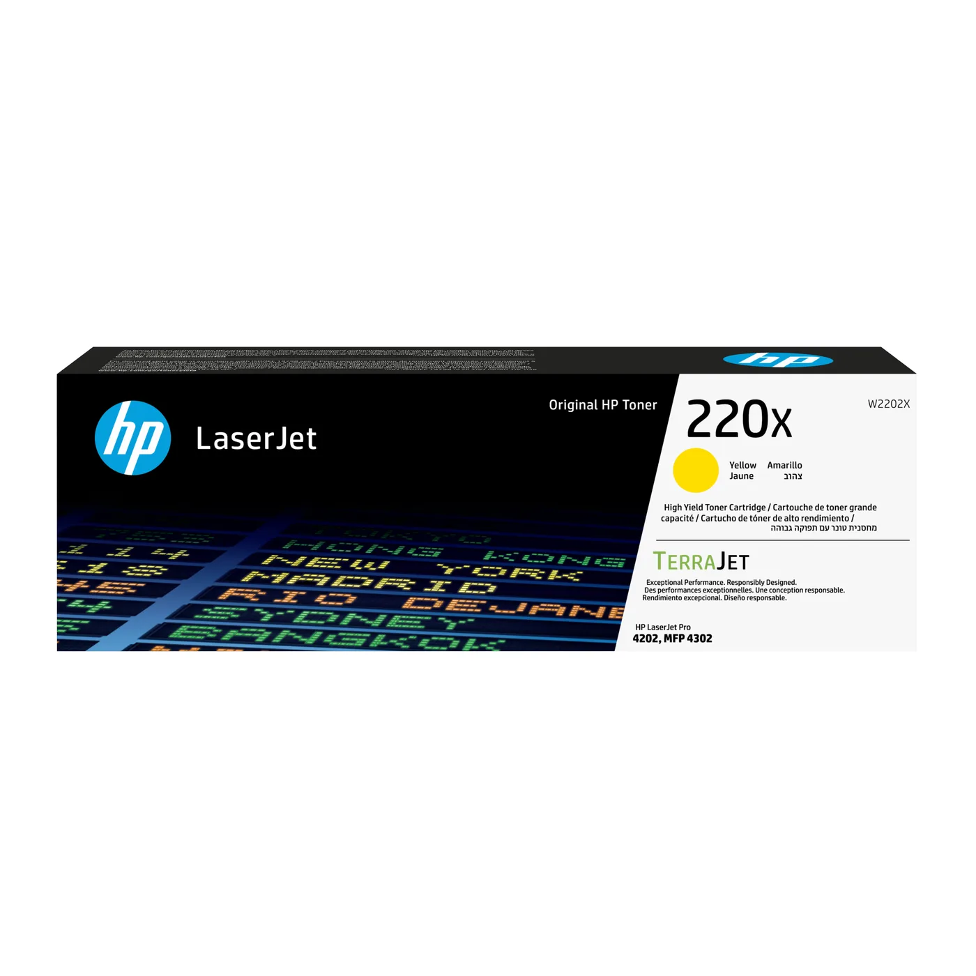 HP 220X YELLOW ORIGINAL/LASERJET TONER CARTRID — toner