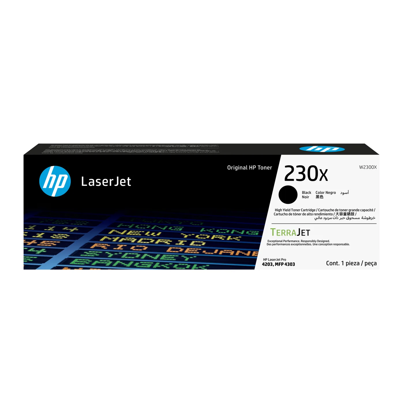 HP 230X BLACK ORIGINAL LASERJET/TONER CARTRID — toner