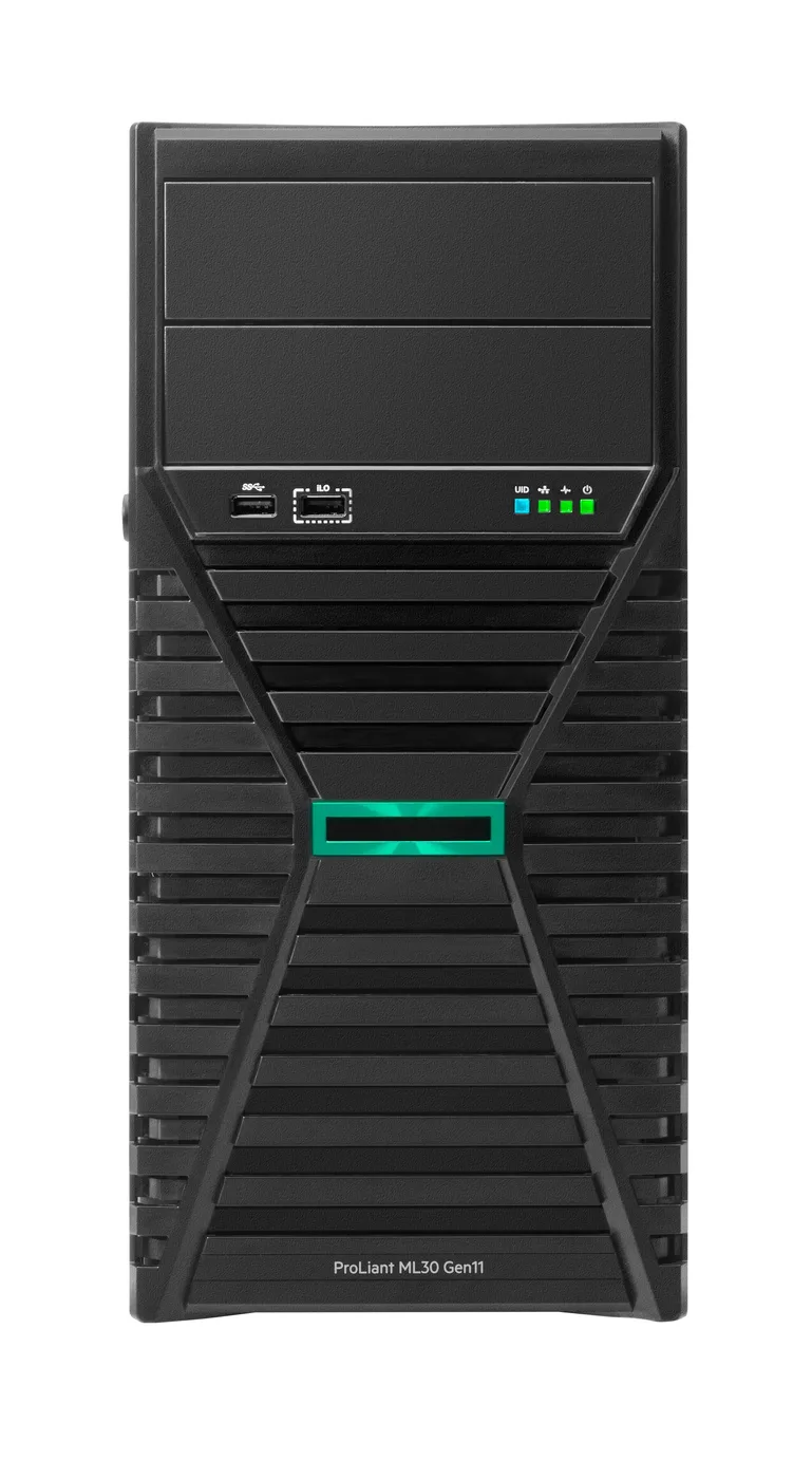 HPE ProLiant ML30 Gen11 E-2434 3.4GHz 4c 1P 32GB-DR 8SFF VROC 2x480GB SATA SSD 800W RPS EU Server — serwer 960 GB