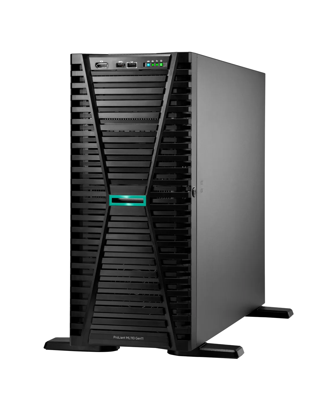 HPE ProLiant ML110 Gen11 4510 12-core 1P 64GB-R MR408i-o 8SFF 2x480GB SSD 2x1000W RPS EU Server — serwer 960 GB