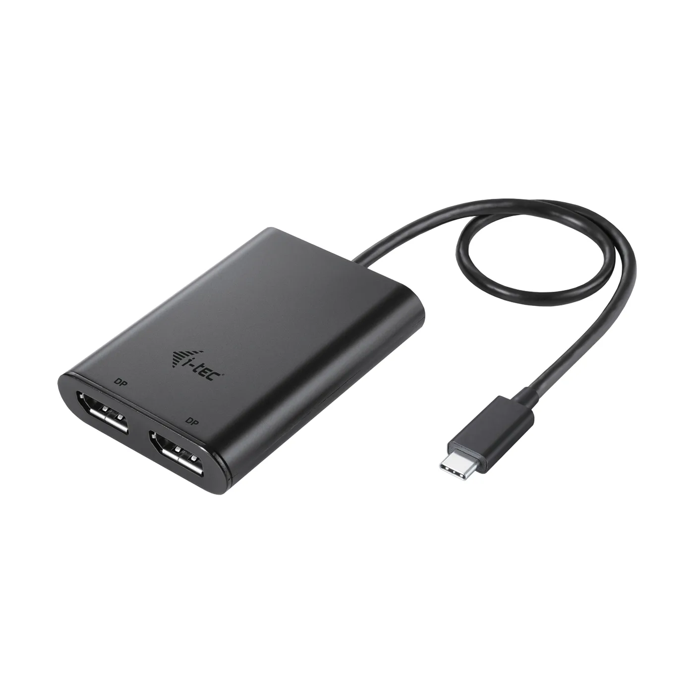 I-TEC USB-C DUAL 4K/60HZ (SINGLE/8K/30HZ) DP VIDEO ADAPTER — kabel do monitora