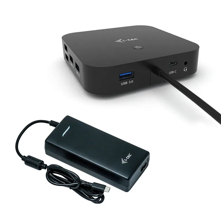 I-TEC USB-C DUAL DISP DOCKINGEU/STATION 100W + CHARGER-C112W — stacja dokująca