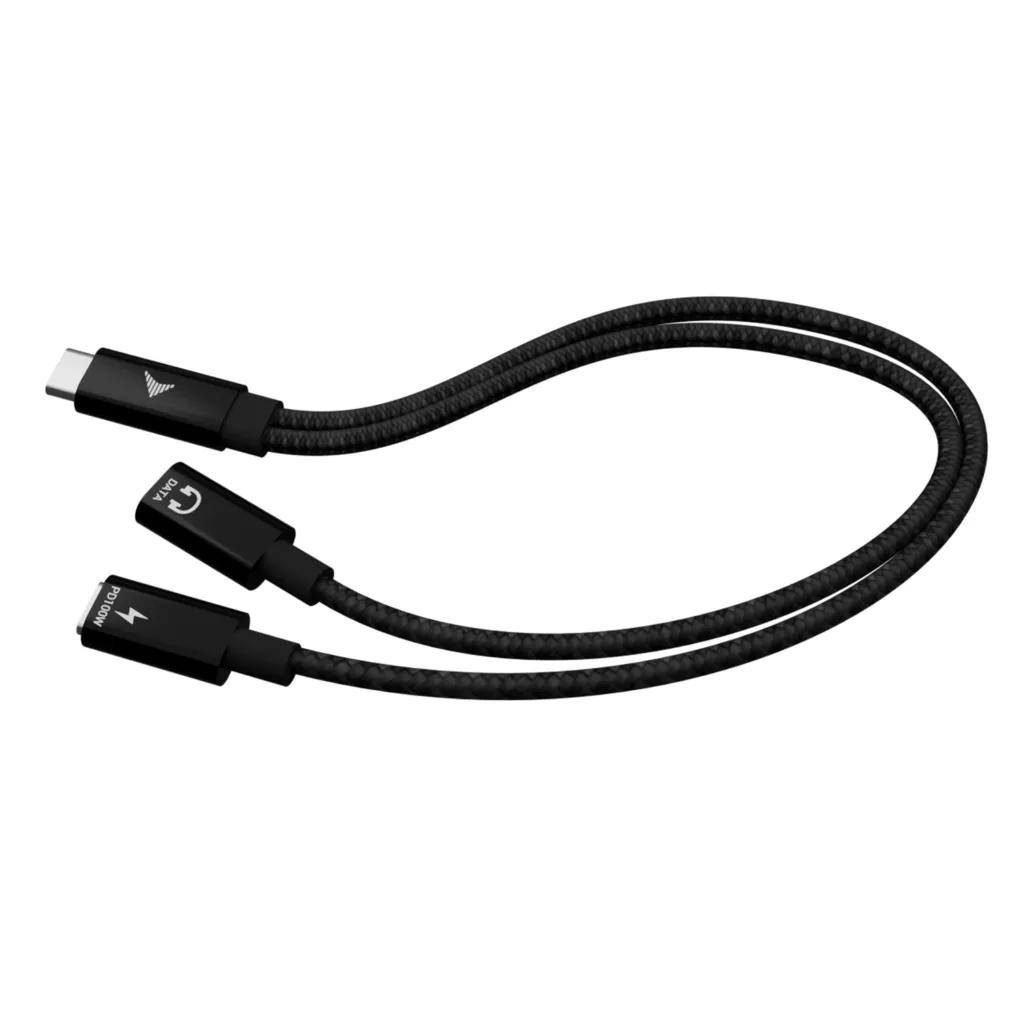 I-TEC USB-C SPLITTER AUDIO/DATA/WITH POWER DELIVERY 100W — kabel USB