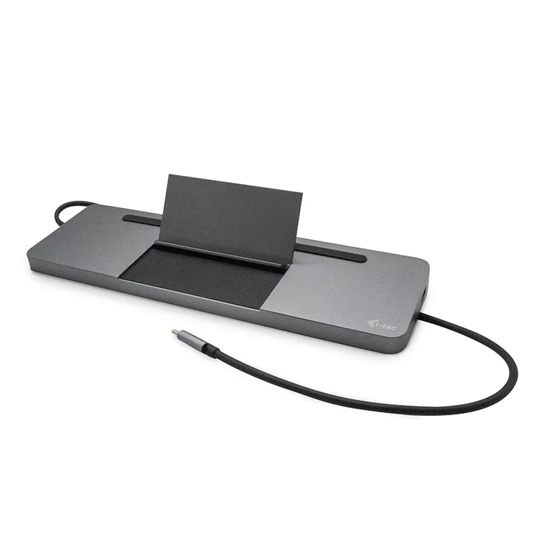 I-TEC USB-C 3XLCD DOCK W/ PD85W/METAL LOW PROFILE 3X LCD DOCK — stacja dokująca