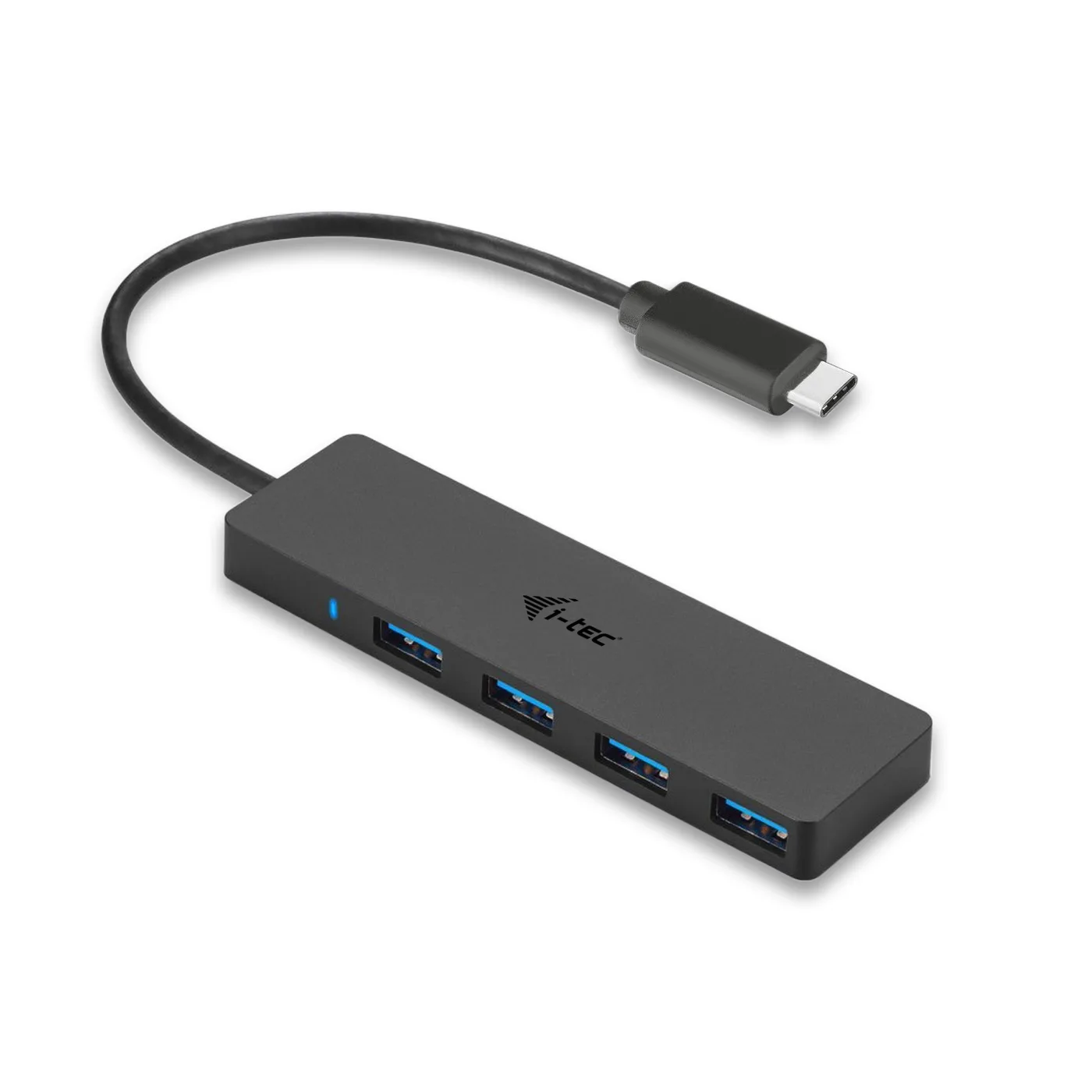 I-TEC USB-C SLIM 4-PORT HUB/PASSIVE 4XUSB 3.0 TB3 COMP — hub USB