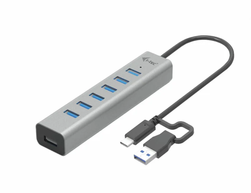 I-TEC USB-C CHARGING HUB 7 PORT/CHARGING METAL HUB 7 PORT — hub USB