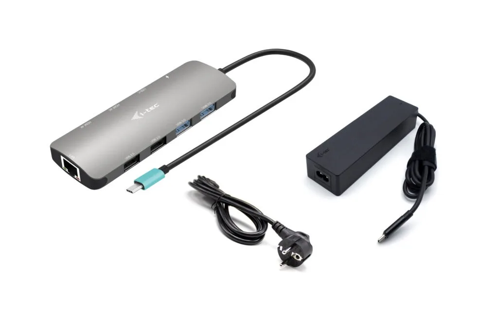 I-TEC USB-C METAL NANO 2X HDMI/DOCKING STATION PD 100W + CHARGE — stacja dokująca