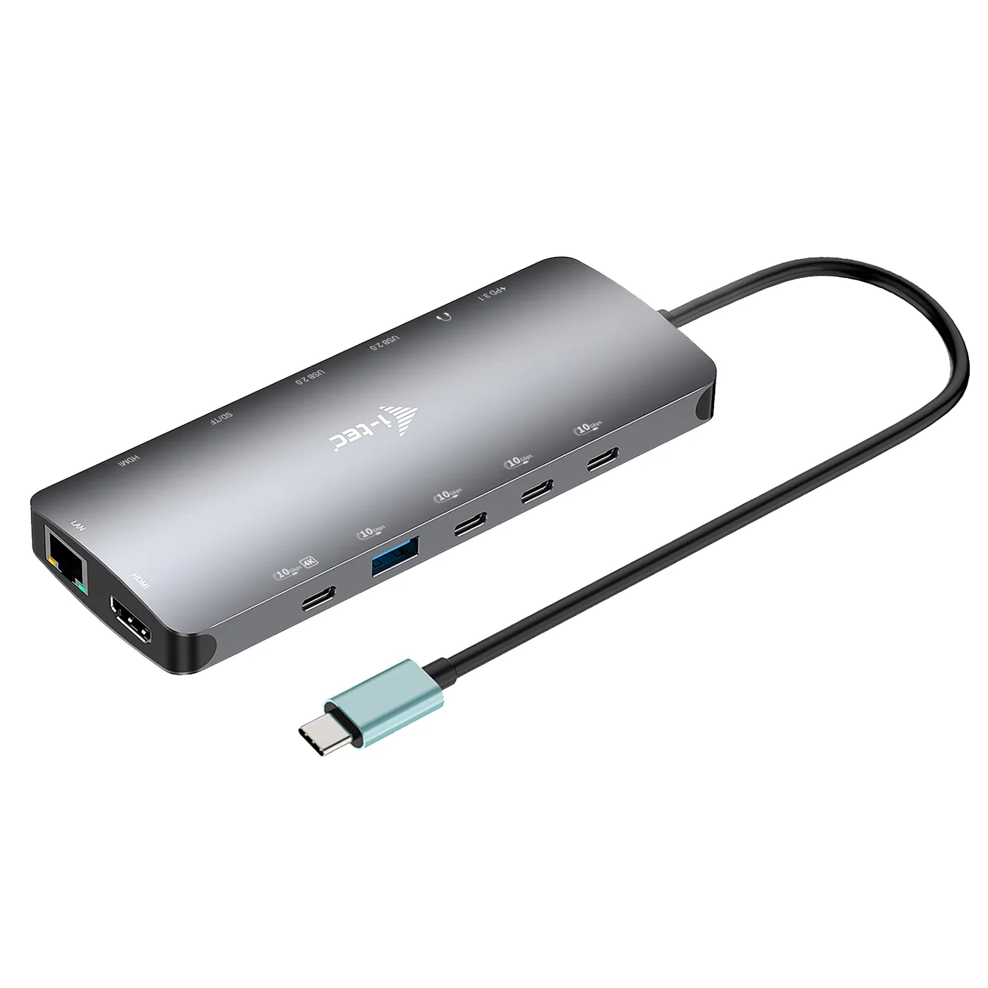 I-TEC USB-C NANO 3X LCD DOCK/2X HDMI 1X USB-C VIDEO PD 140W — stacja dokująca