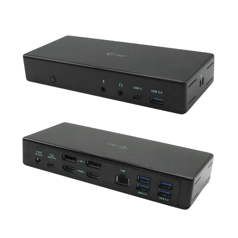 I-TEC USB-C QUATTRO DISPLAY/DOCKING STATION WITH POWER DELIV — stacja dokująca