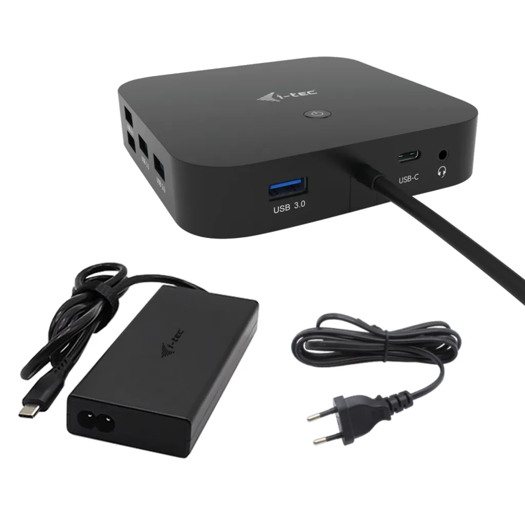 I-TEC USB-C HDMI+2X DP CHARGER/I-TEC DOCK PD 100WCHARGER 112W — stacja dokująca