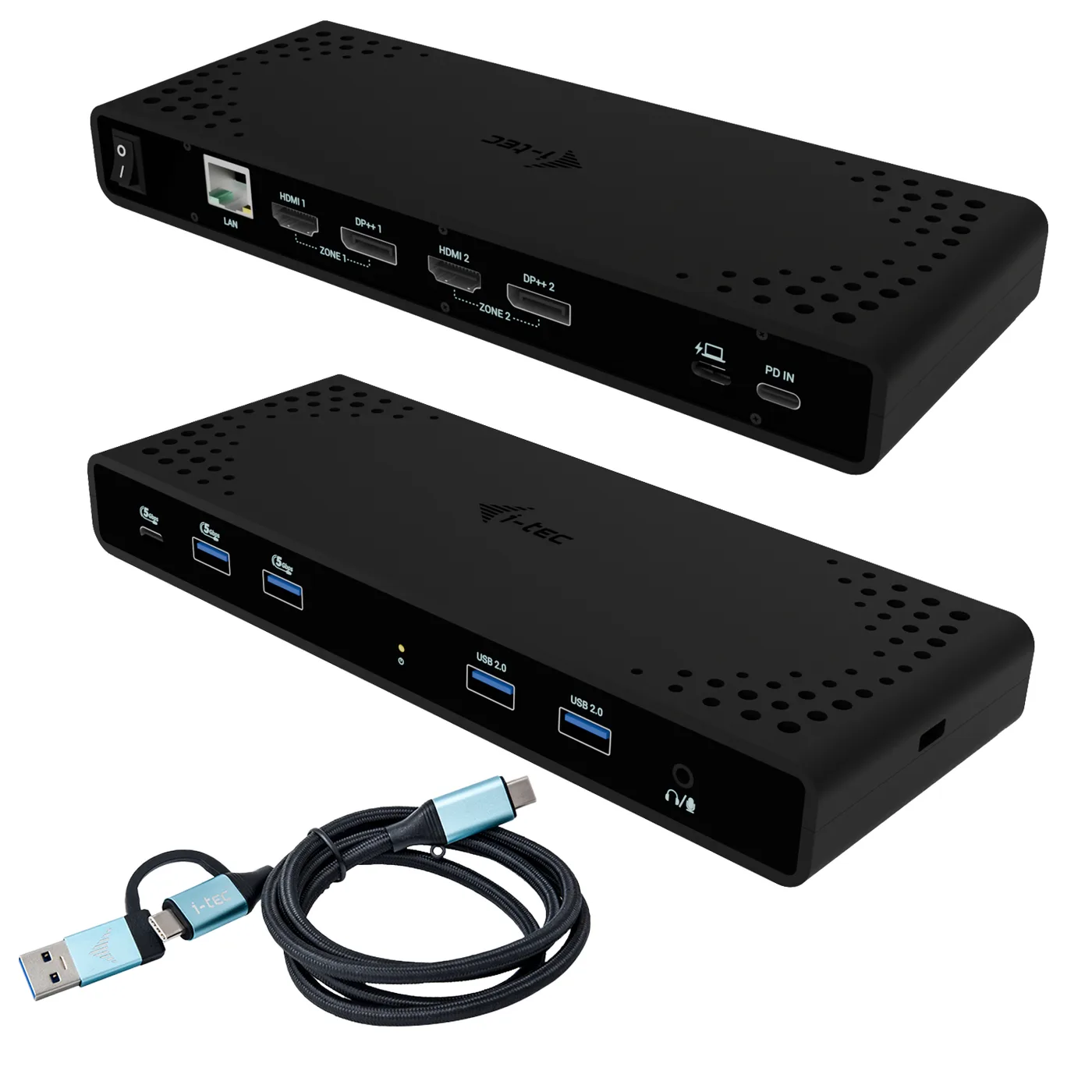 I-TEC UNIVERSAL DUAL 4K DOCK/POWER DELIVERY 85W — stacja dokująca