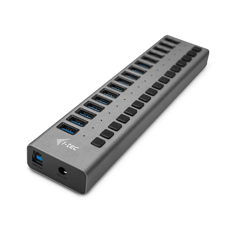 I-TEC USB 3.0 HUB 16 PORT 90 W — hub USB