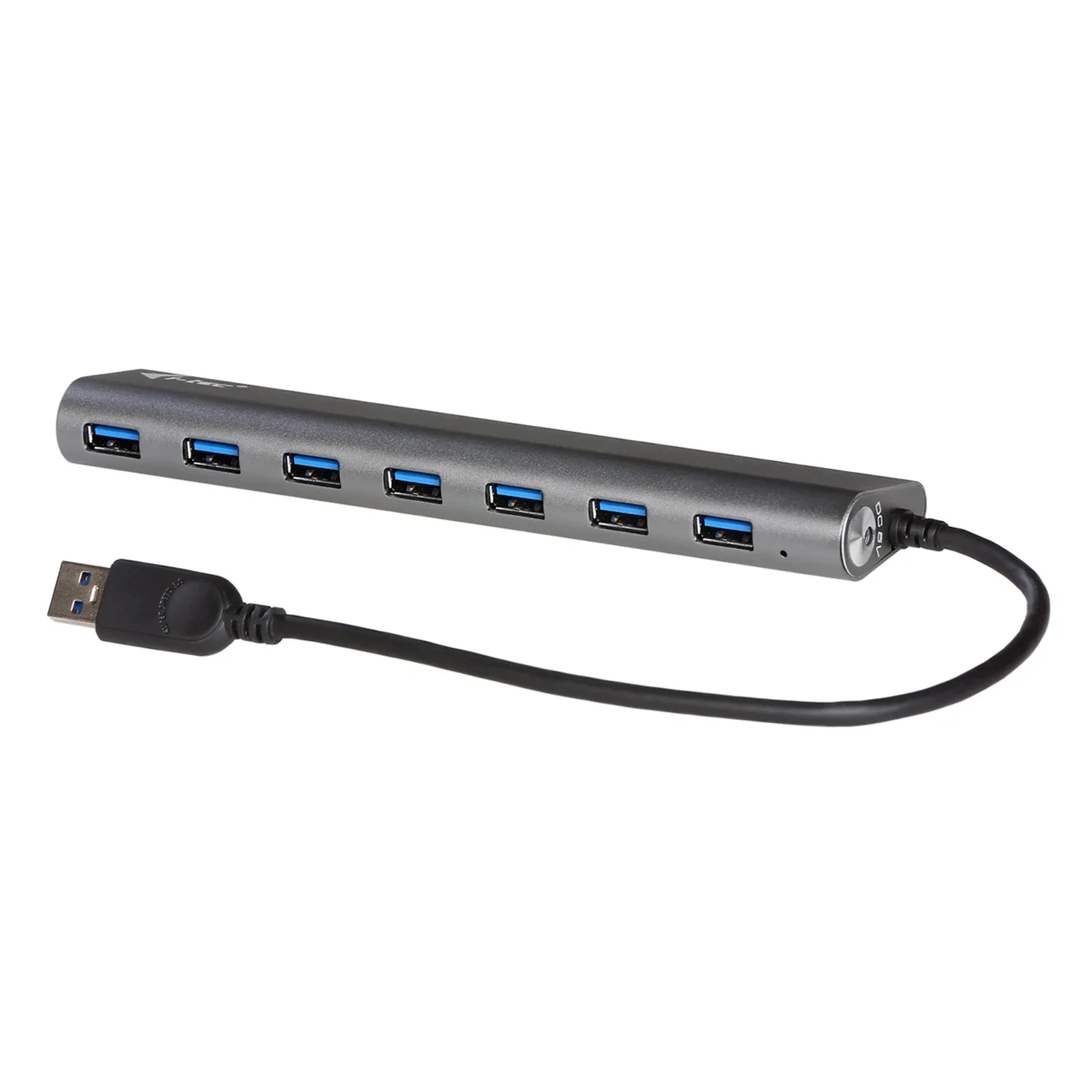 I-TEC USB 3.0 7-PORT HUB ALU./ACTIVE USB 2.0/1.1 COMP. 5GBPS — hub USB