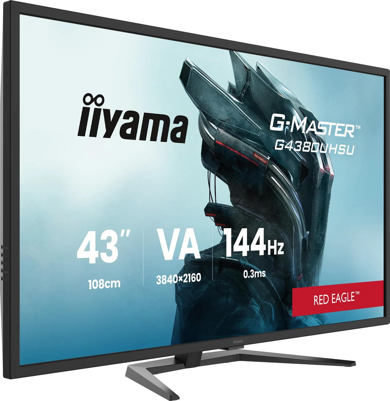 Iiyama VA, 144Hz, 2H2DP, HDMI2.1, 4x3.2 — monitor LCD 42,5" 4K UHD