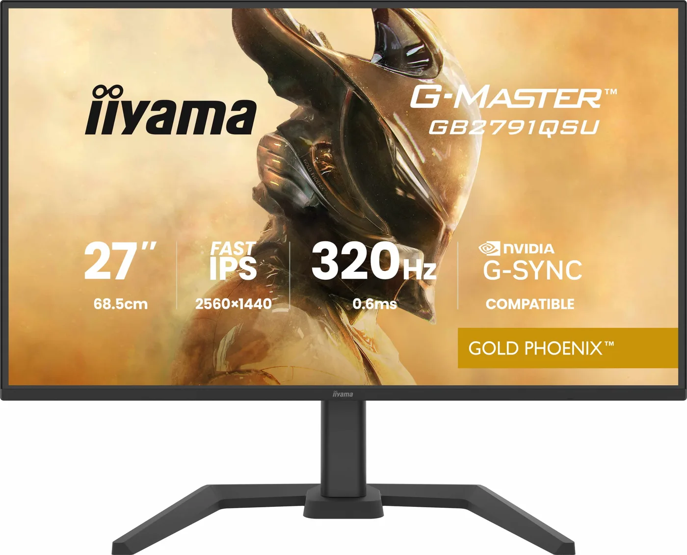 Iiyama 27IN QHD FAST IPS 320HZ/HAS/2560X1440 320HZ 15CM — monitor LCD 27"